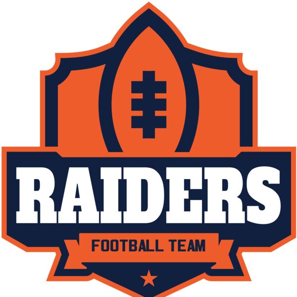 Raiders Football Team logo template Thumbnail