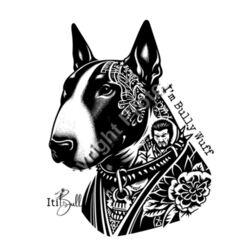 i'm bull wuff - with wording mens set club tee Design