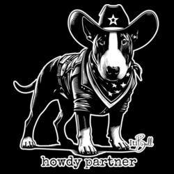 howdy partner - with wording mens supply crew Design