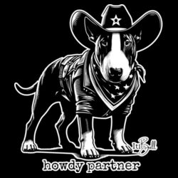 howdy partner - with wording mens staple tee Design