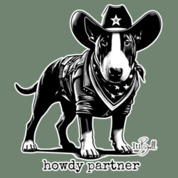 howdy partner - with wording organic infant one piece Design