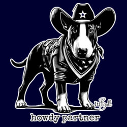 howdy partner - with wording apron Design