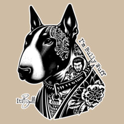 i'm bully wuff - with wording  womens relax hoodie Design