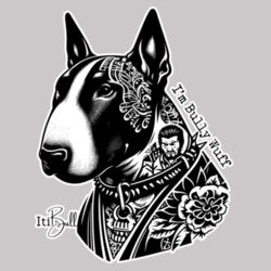 i'm bully wuff - with wording  womens supply hoodie Design