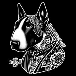 i'm bully wuff - with wording apron Design