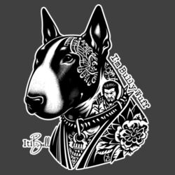 i'm bully wuff - with wording bandana bib  Design