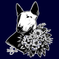 vinca flowers ladies tee Design