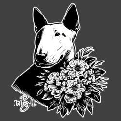 vinca flowers bandana bib Design