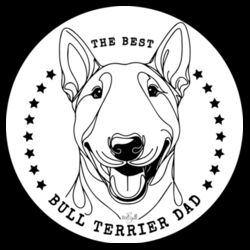 the best bull terrier dad  - as colour recycled fold wallet Design