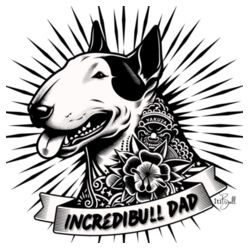 incredibull dad - can cooler Design