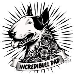 incredibull dad  - frosted glass beer mug Design