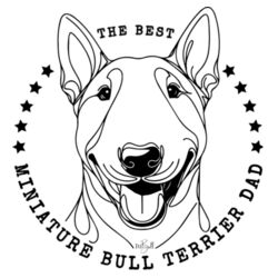 the best miniature bull terrier dad - can cooler Design