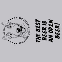 the best miniature bull terrier dad – bottle opener Design