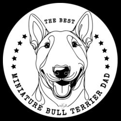 the best miniature bull terrier dad - as colour men's boxers Design
