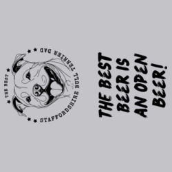 the best staffordshire bull terrier dad – bottle opener Design