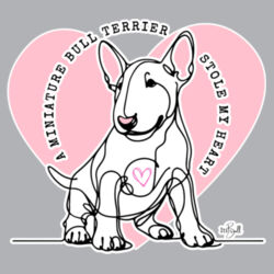 miniature bull terrier stole my heart  - kids supply crew Design