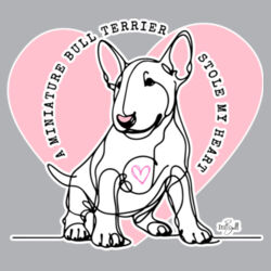 miniature bull terrier stole my heart  - mens supply hoodie Design