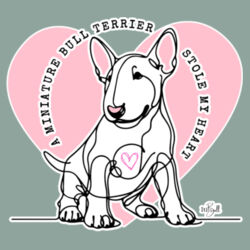 miniature bull terrier stole my heart  - mens staple tee Design