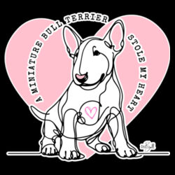 miniature bull terrier stole my heart - can cooler Design