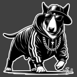 one cool bull - bandana bib Design