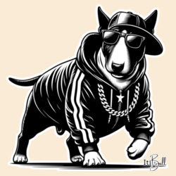 one cool bull - tea towel Design