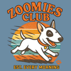 zoomies club - as colour mens relax hoodie Design