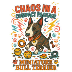 brindle chaos in a compact package  - tea towel Design