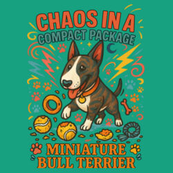 brindle chaos in a compact package  - tote bag Design