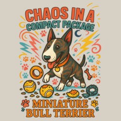 brindle chaos in a compact package  - as colour womens relax hoodie Design