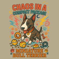 brindle chaos in a compact package  - as colour mens relax hoodie Design