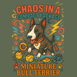 brindle chaos in a compact package  - as colour mens relax crew Design