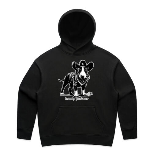 howdy partner - with wording womens relax hoodie Thumbnail