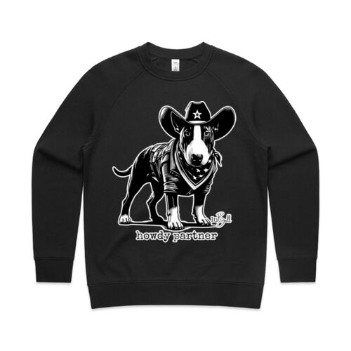 howdy partner - with wording womens supply crew Thumbnail