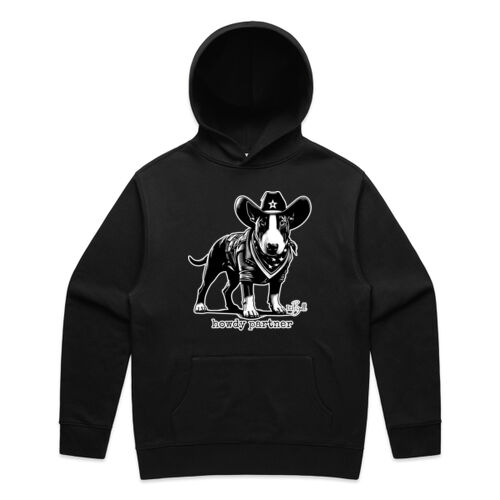 howdy partner - with wording mens relax hoodie Thumbnail