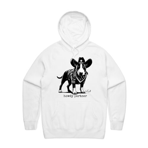 howdy partner - with wording mens supply hoodie Thumbnail