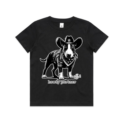 howdy partner - with wording kids youth tee Thumbnail