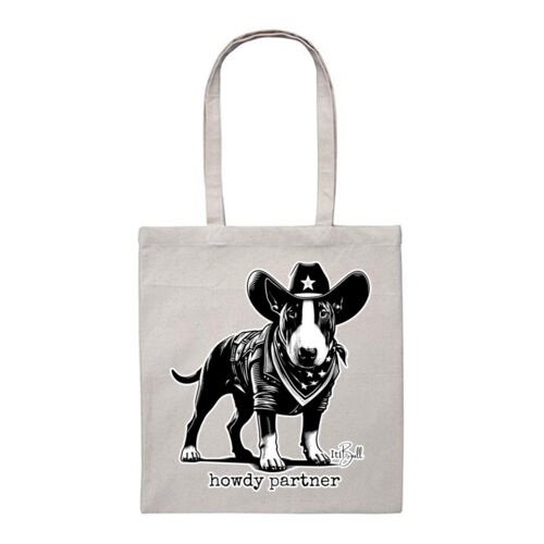 howdy partner - with wording heavy duty tote bag Thumbnail