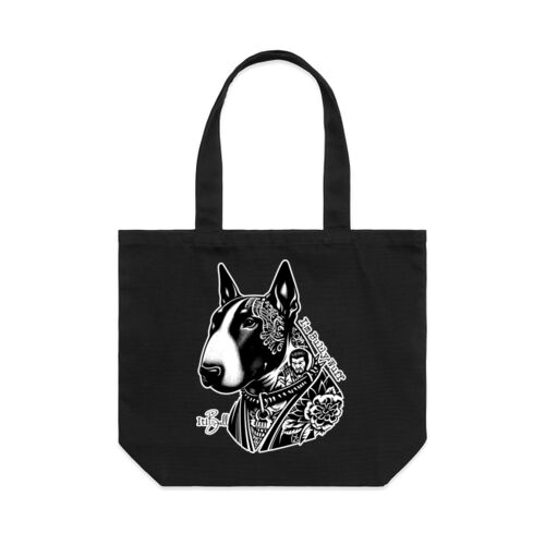 i'm bully wuff - with wording shoulder tote Thumbnail
