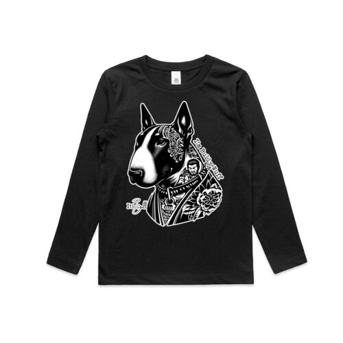 i'm bully wuff - with wording kids long sleeve tee Thumbnail