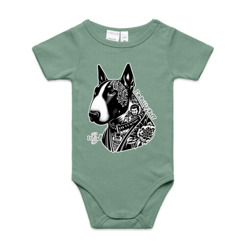 i'm bully wuff - with wording organic infant one piece Thumbnail