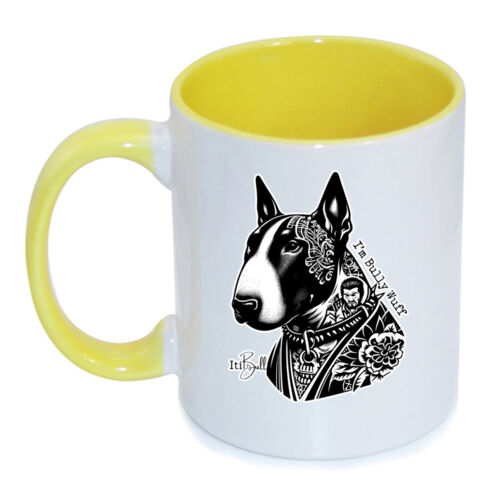 i'm bully wuff - with wording inner coloured mug Thumbnail