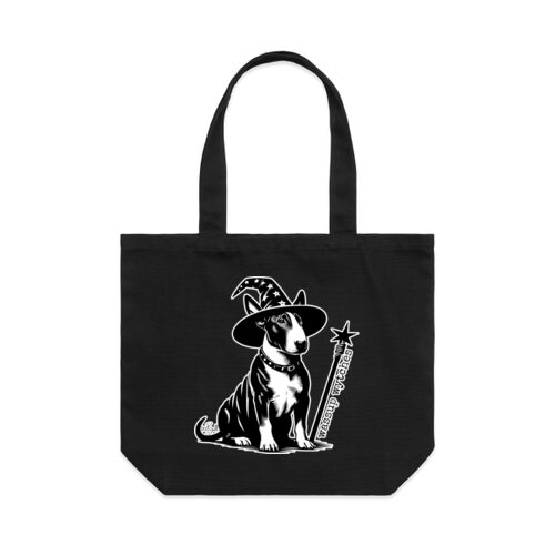 wassup wytches - with wording shoulder tote bag Thumbnail