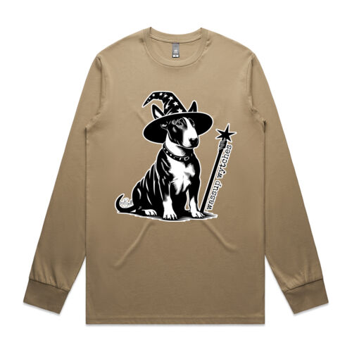 wassup wytches - with wording mens staple long sleeve tee Thumbnail