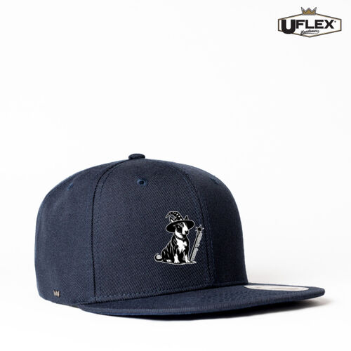 wassup wytches - with wording snap back flat peak cap Thumbnail