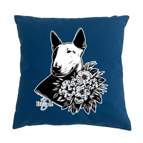 vinca flowers cushion cover Thumbnail