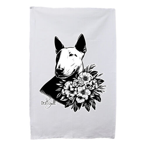 vinca flowers tea towel Thumbnail