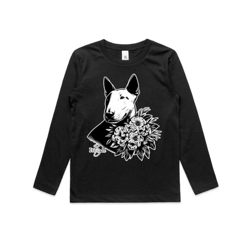 vinca flowers kids long sleeve tee Thumbnail