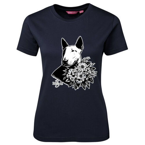 vinca flowers ladies tee Thumbnail