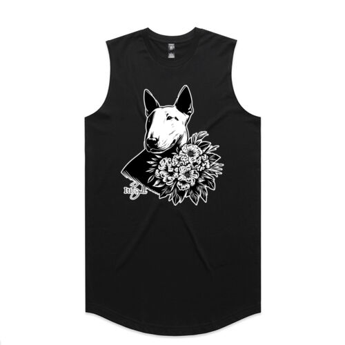 vinca flowers mens staple curve tank Thumbnail