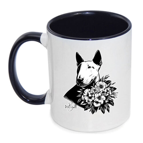 vinca flowers inner coloured mug Thumbnail